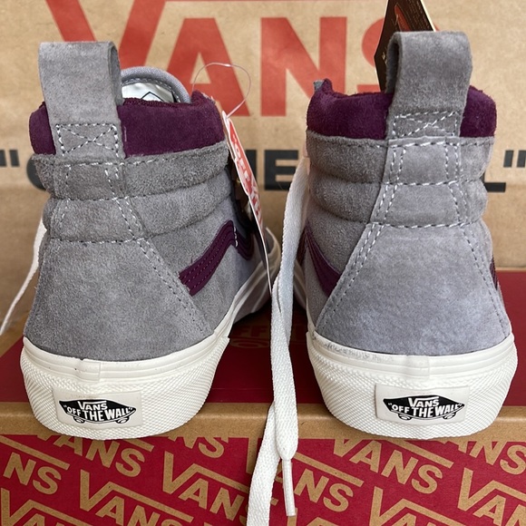 Vans Sk8-Hi MTE Forest Gray/Prune sneakers WMNS - Picture 14 of 16